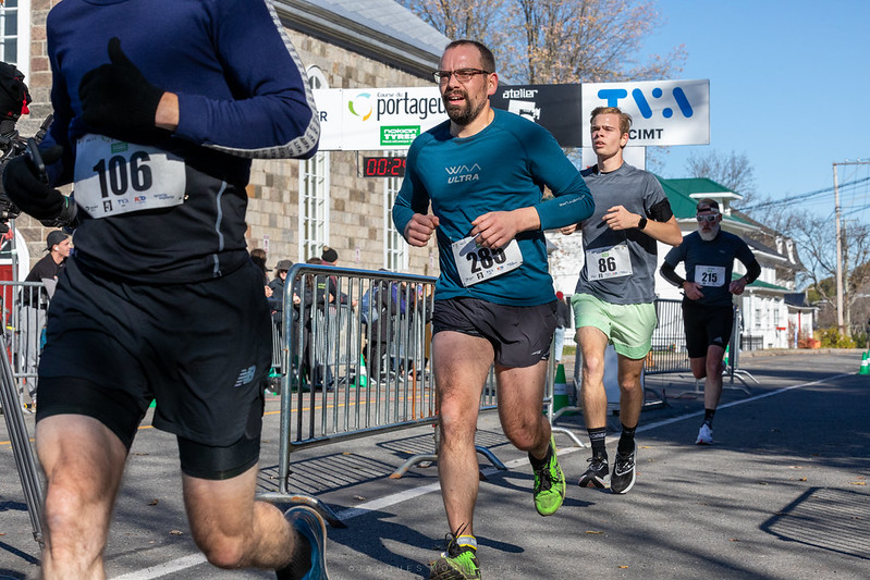 Coureurs sur le parcours